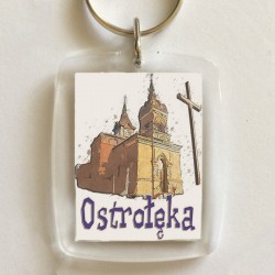 brelok Ostrołęka kościół św Wojciecha